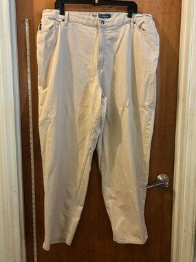 🐻Size 22W - Faded Glory - Beige Jeans - W40"/L29"